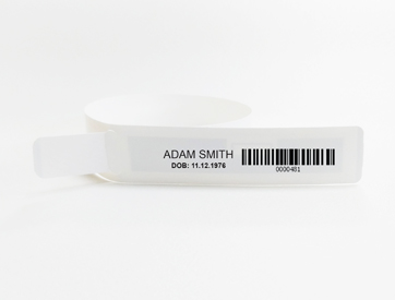 Pat-Track UHF Patient ID Wristbands (Direct Thermal Printable)